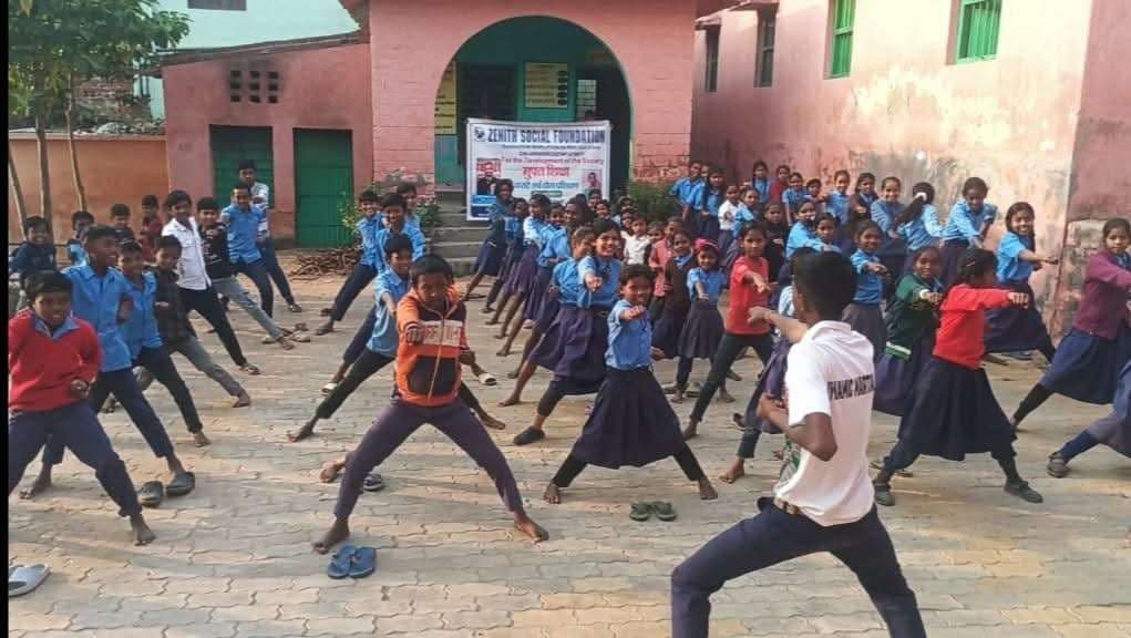 Zenith Social Foundation self-defence training session with students